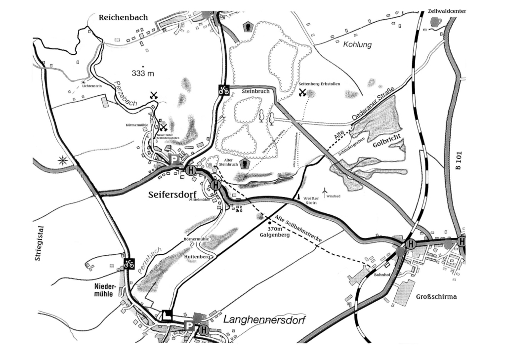 Landkarte Seifersdorf